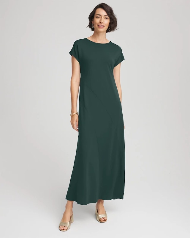 Dolman-Sleeve Ponte  Maxi Dress - image 1